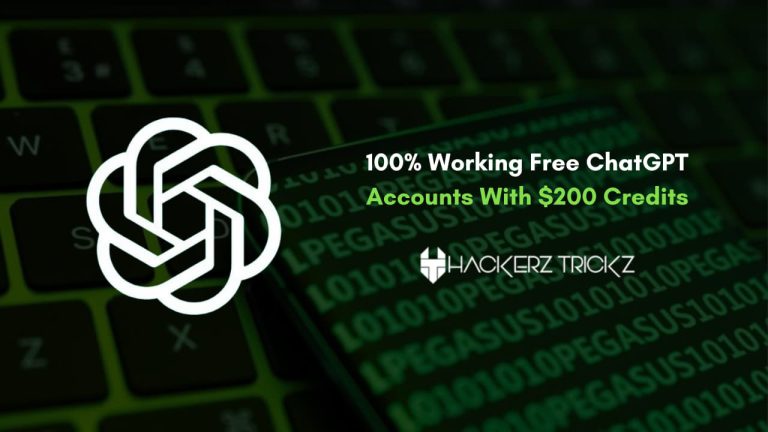 100% Working Free ChatGPT Plus Accounts: With $200 Credits