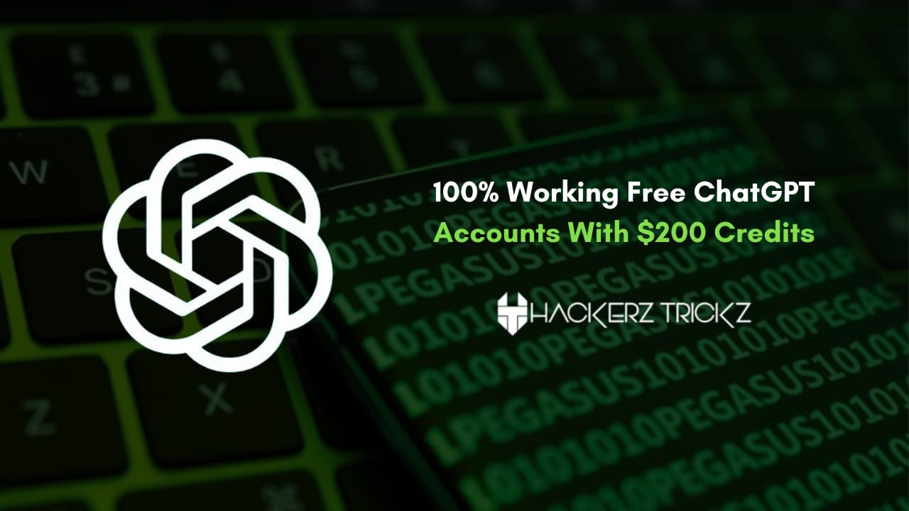 100% Working Free ChatGPT Accounts With $200 Credits