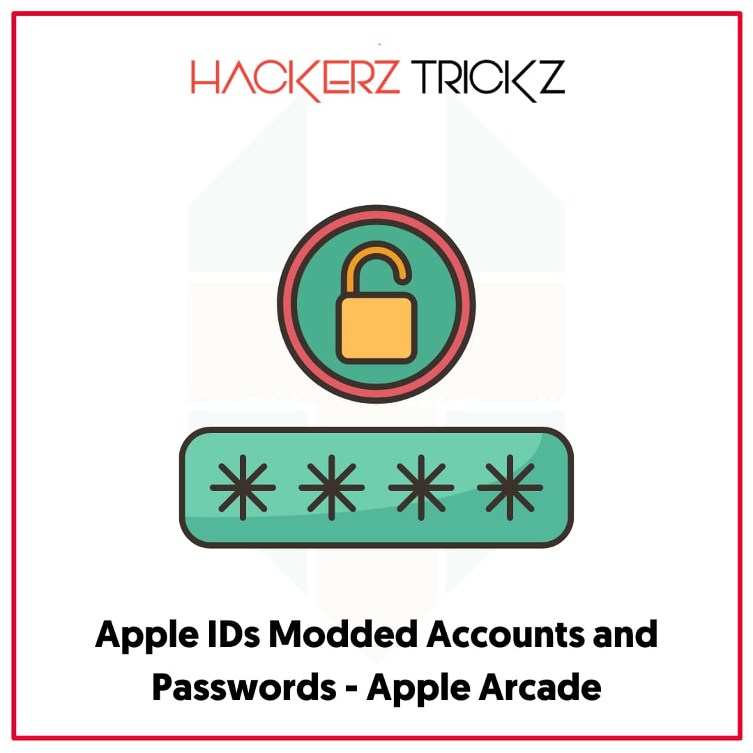 Apple IDs Modded Accounts and Passwords - Apple Arcade