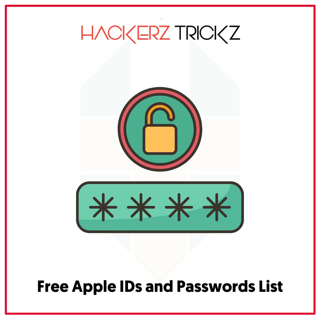 Free Apple IDs and Passwords List