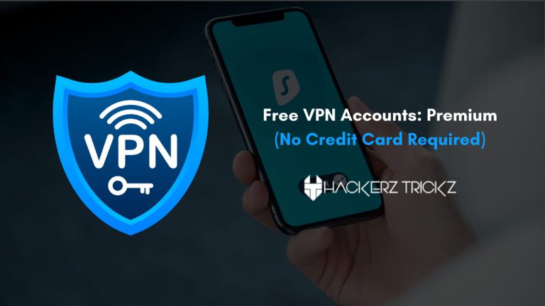 Free VPN Accounts Premium (No Credit Card Required)
