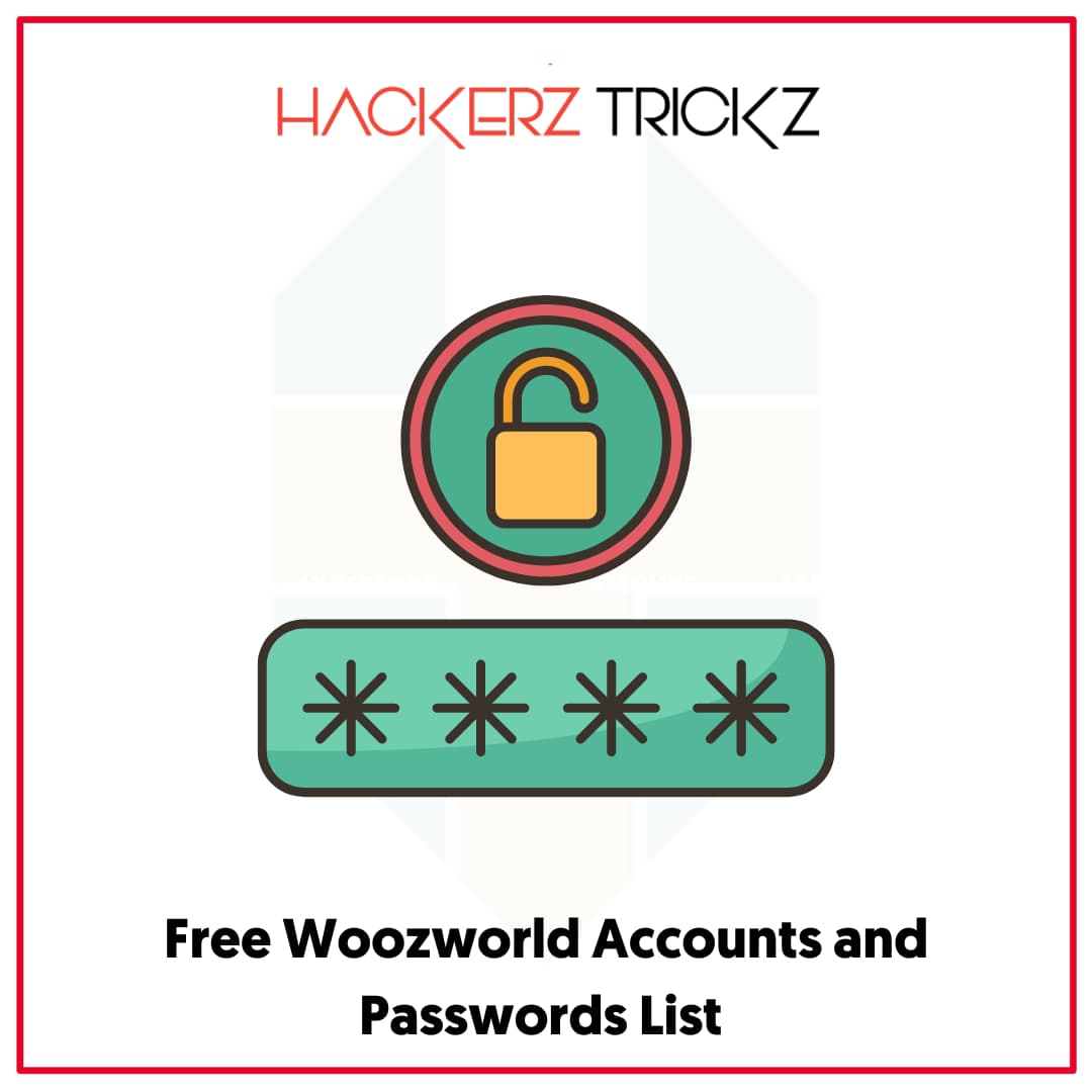 Free Woozworld Accounts and Passwords List 