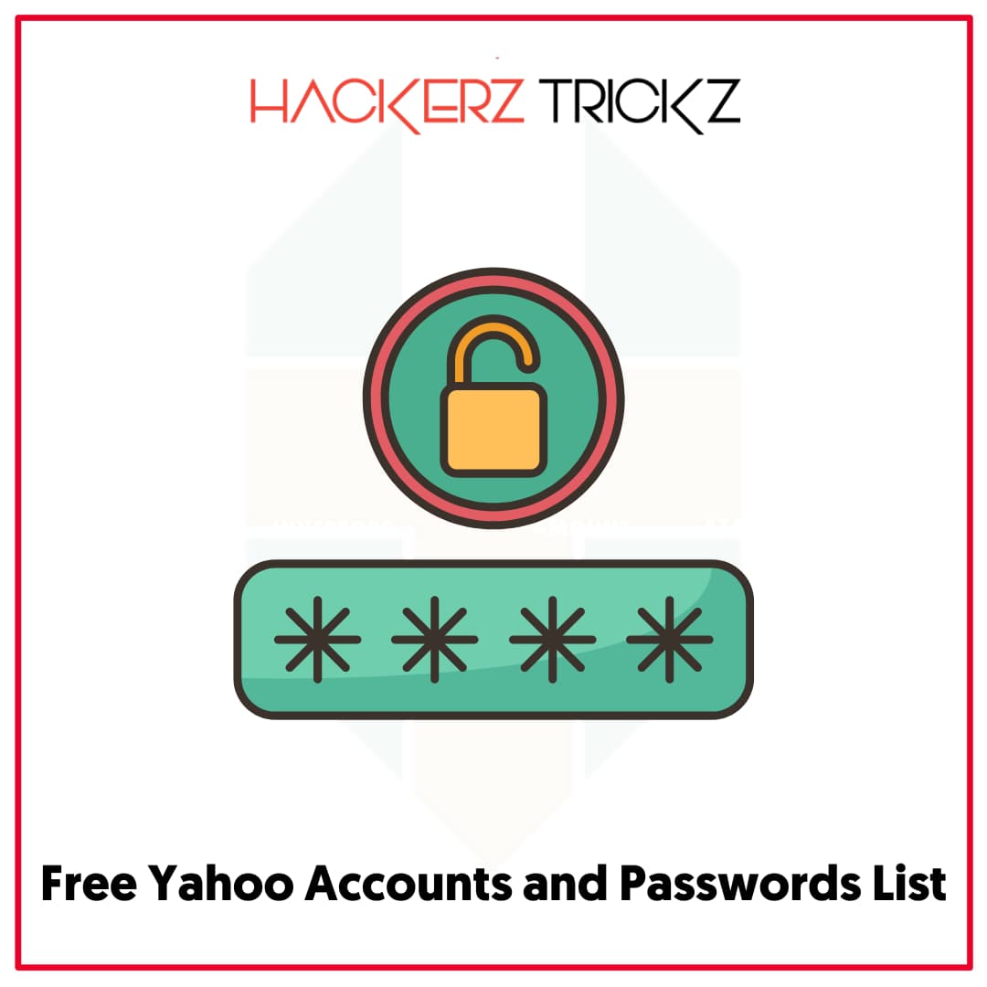 Free Yahoo Accounts and Passwords List