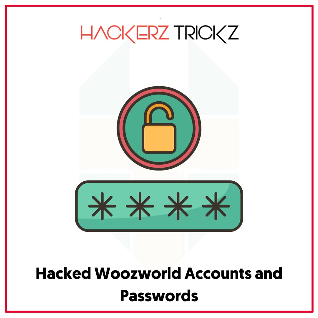 Hacked Woozworld Accounts and Passwords