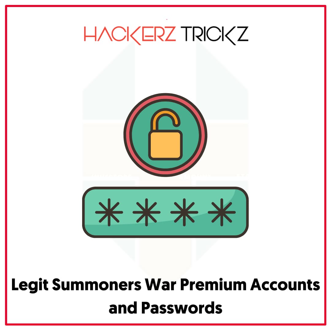 Legit Summoners War Premium Accounts and Passwords