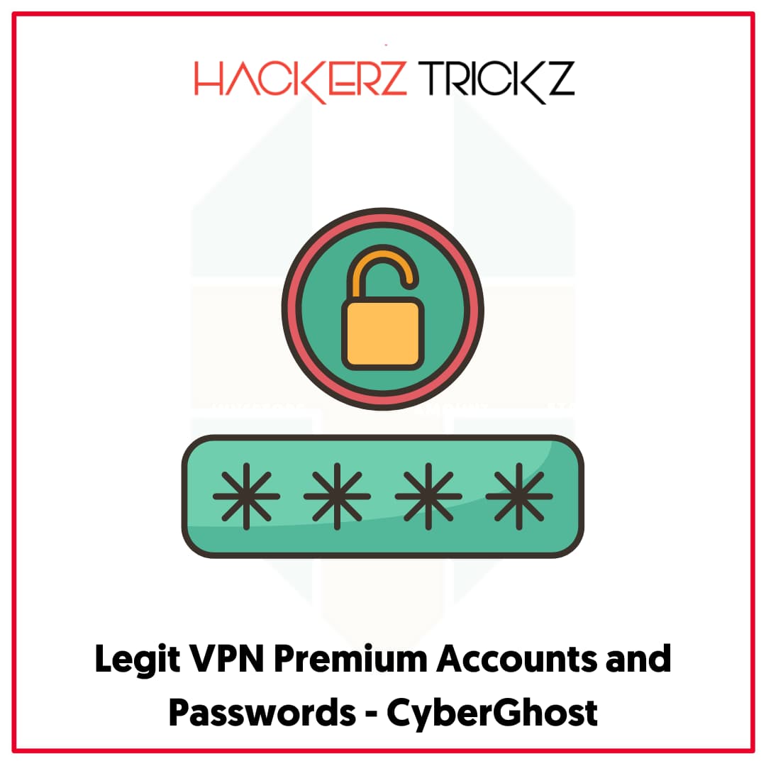 Legit VPN Premium Accounts and Passwords - CyberGhost