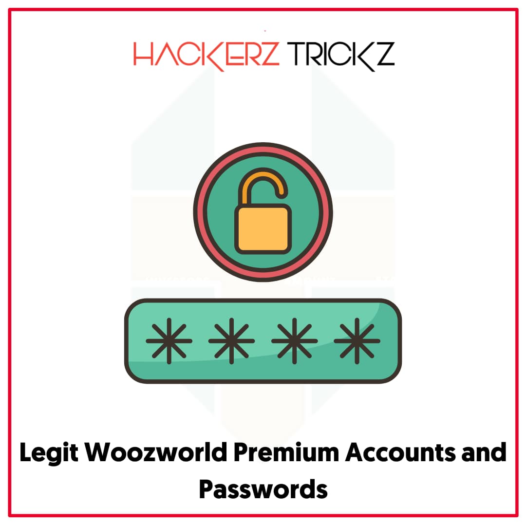Legit Woozworld Premium Accounts and Passwords