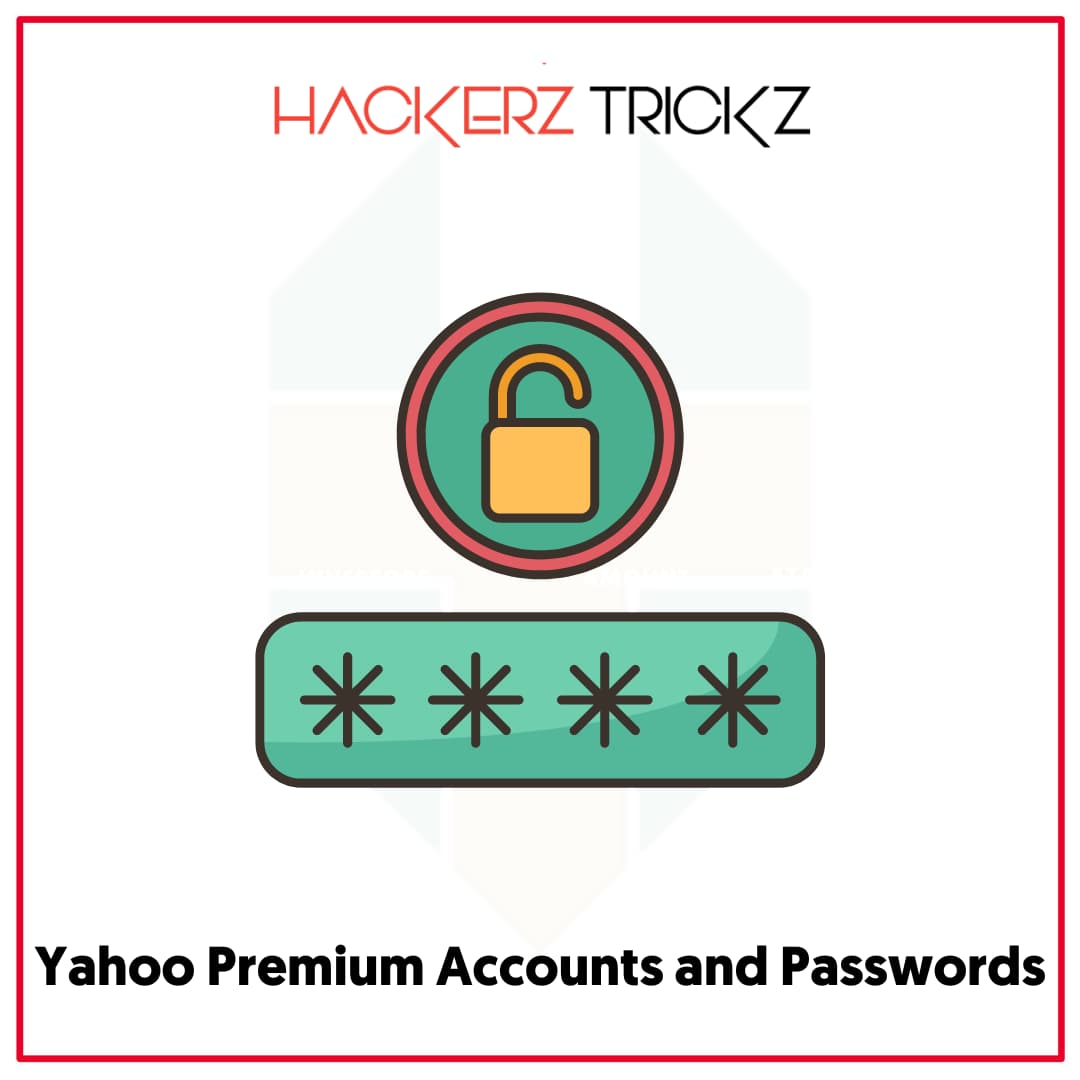 Yahoo Premium Accounts and Passwords