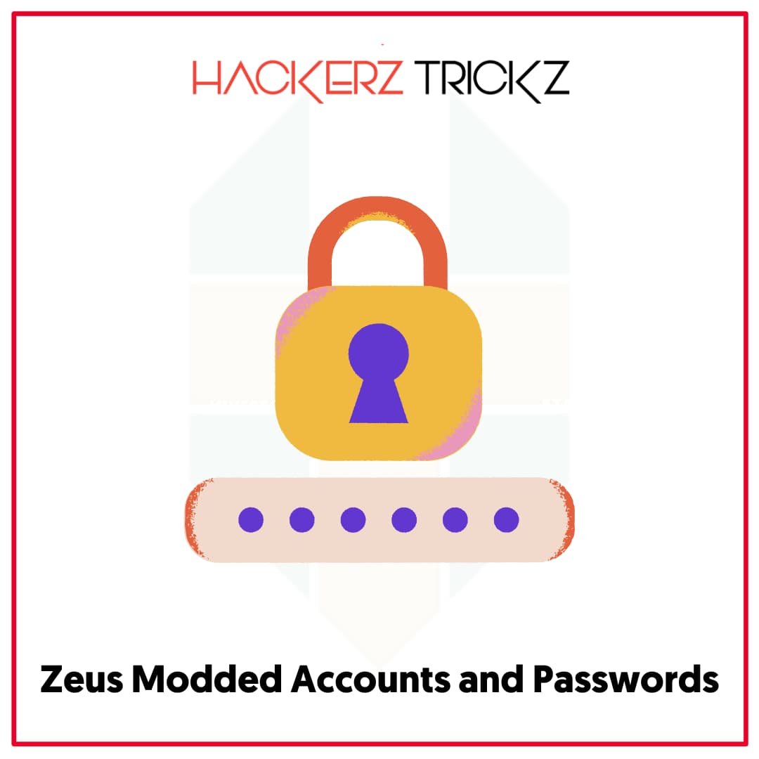 Zeus Modded Accounts and Passwords