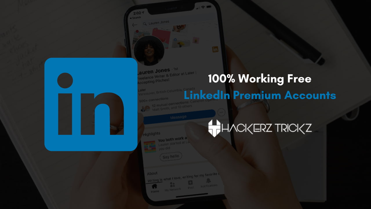 100% Working Free LinkedIn Premium Accounts