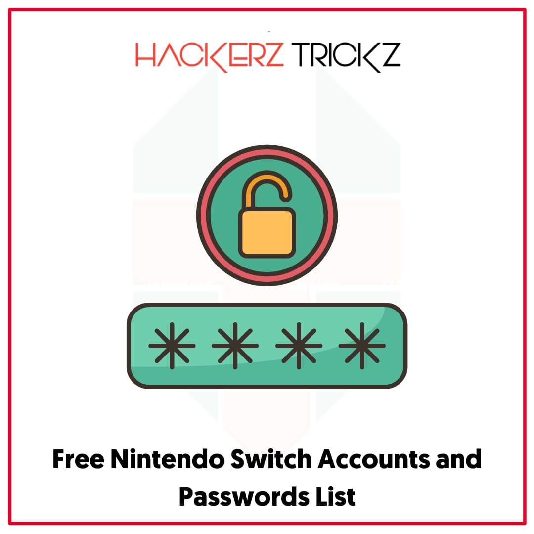 Free Nintendo Switch Accounts and Passwords List