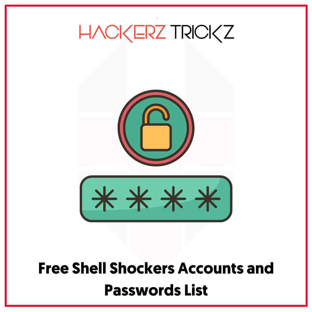 Free Shell Shockers Accounts and Passwords List