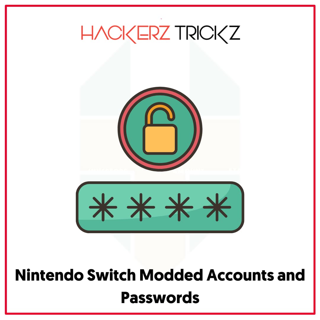 Nintendo Switch Modded Accounts and Passwords