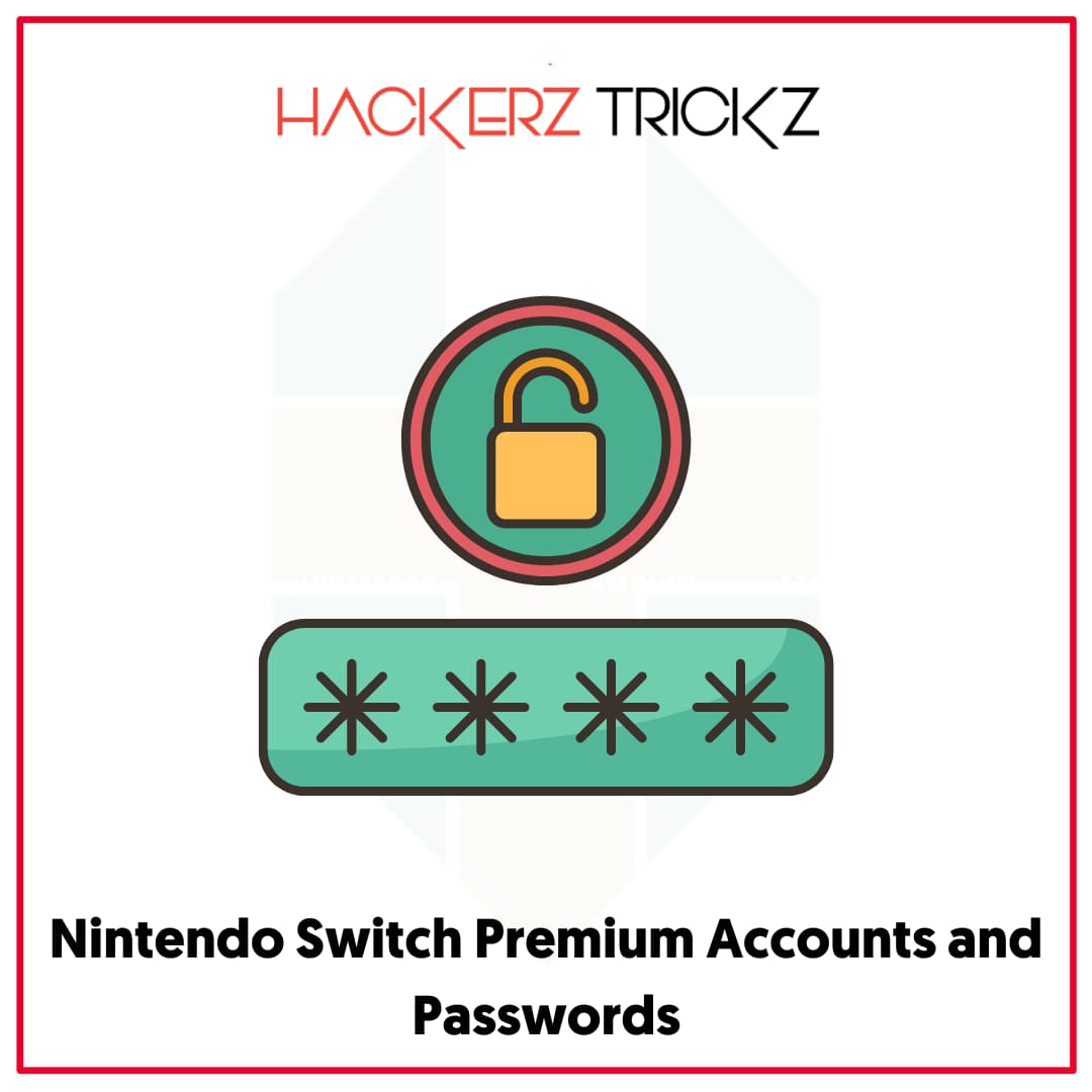 Nintendo Switch Premium Accounts and Passwords
