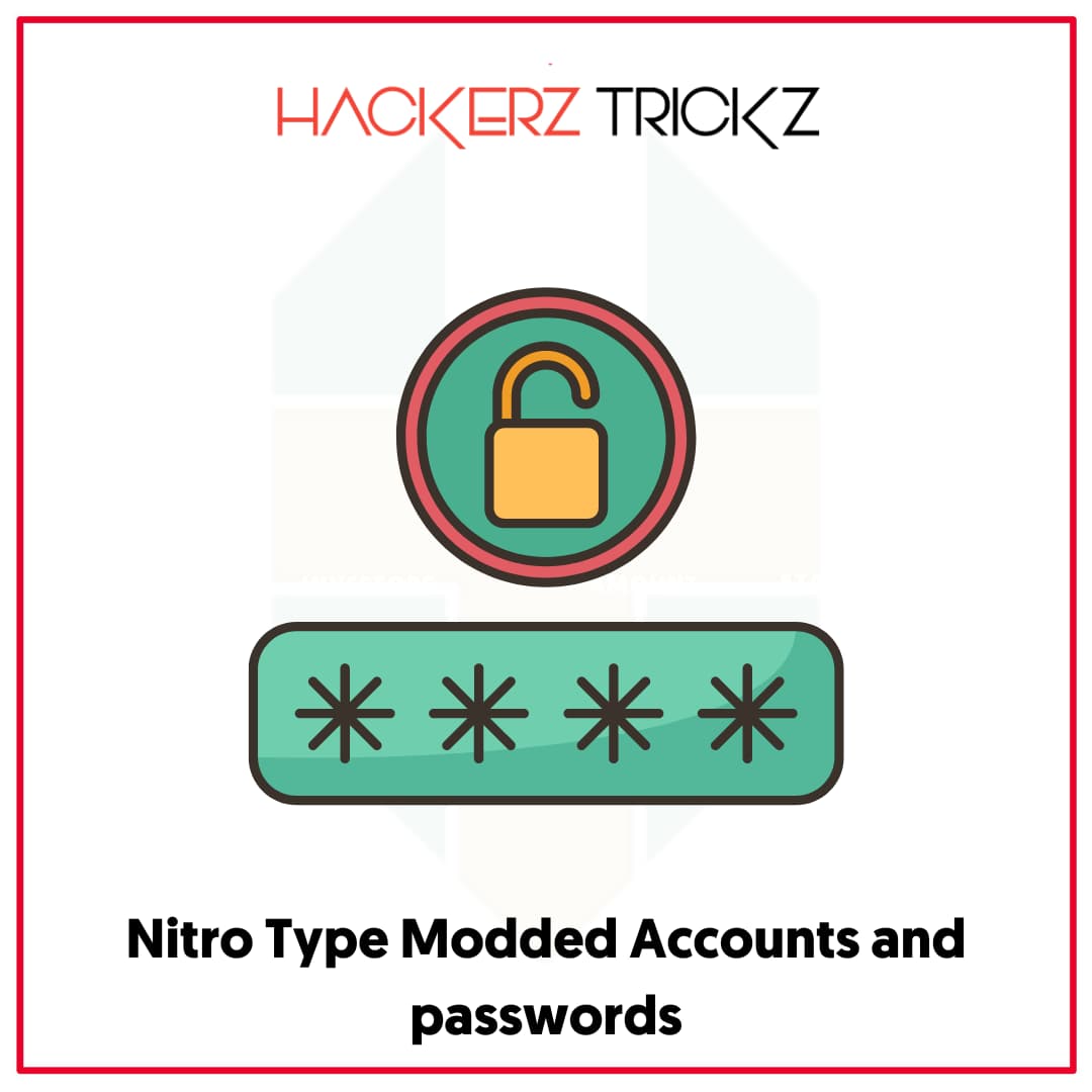 Nitro Type Modded Accounts and passwords