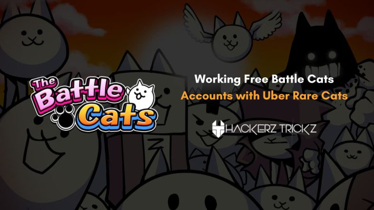 Working Free Battle Cats Accounts with Uber Rare Cats
