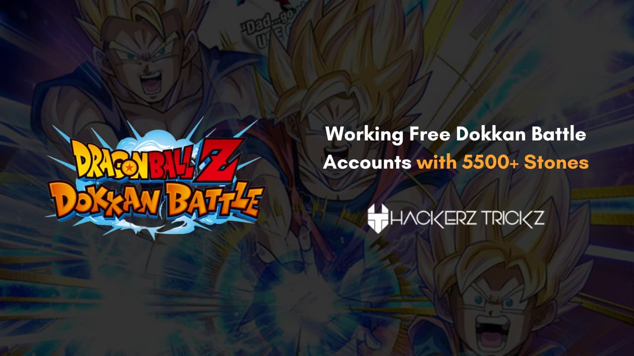 Working Free Dokkan Battle Accounts
