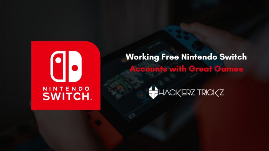 Working Free Nintendo Switch Accounts with Great Games 2024