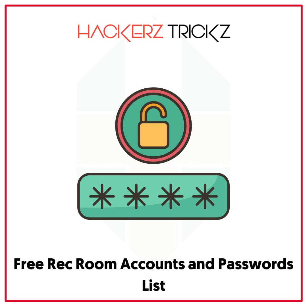 Free Rec Room Accounts and Passwords List