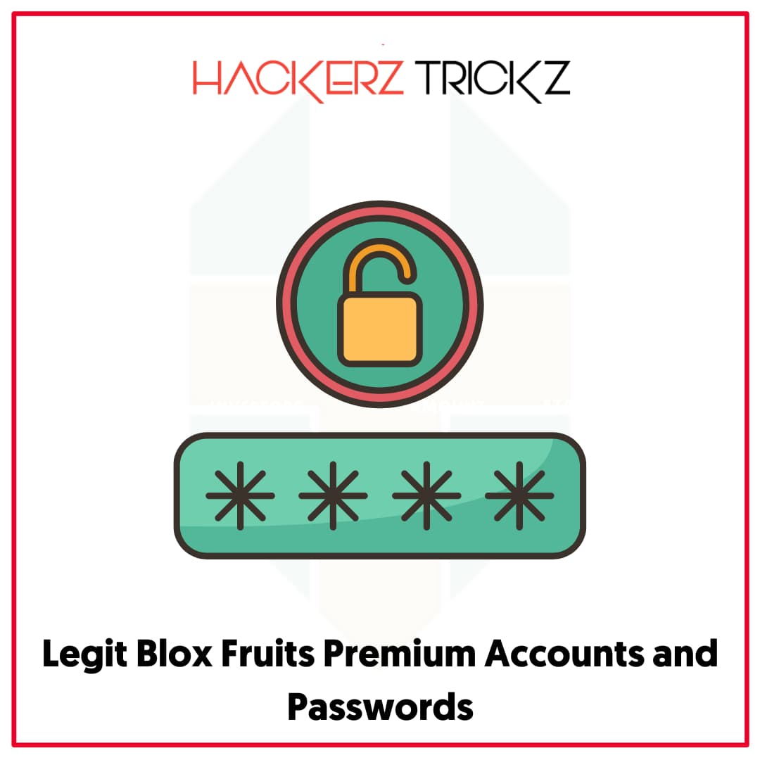 Legit Blox Fruits Premium Accounts and Passwords