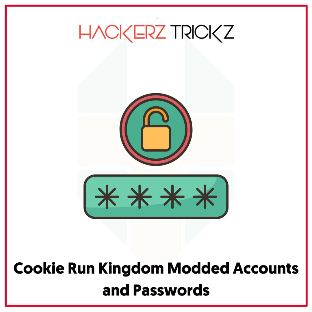 Cookie Run Kingdom Modded Accounts and Passwords