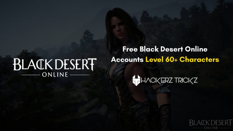 Free Black Desert Online Accounts
