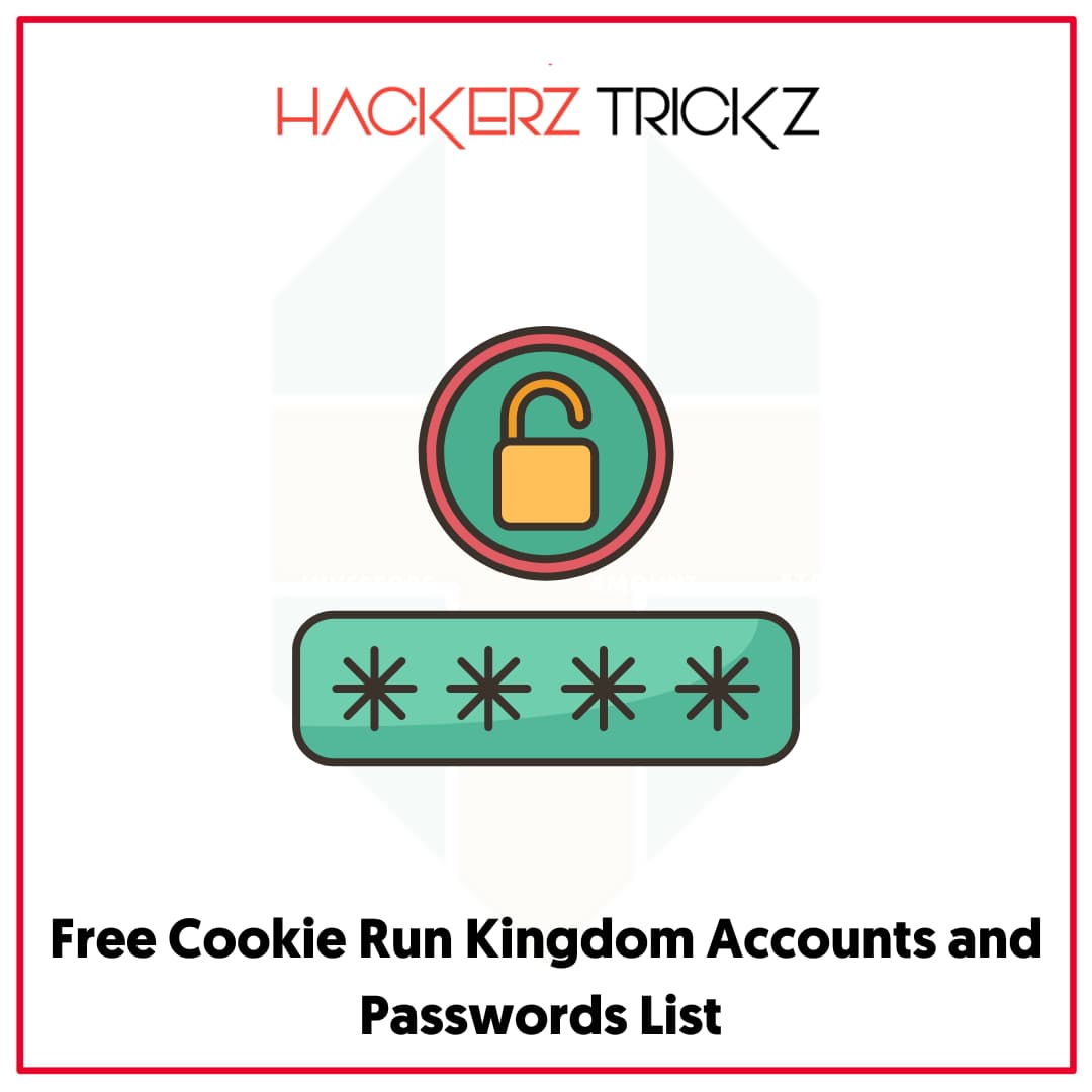 Free Cookie Run Kingdom Accounts and Passwords List 