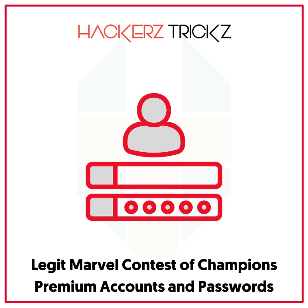 Legit Marvel Contest of Champions Premium Accounts and Passwords