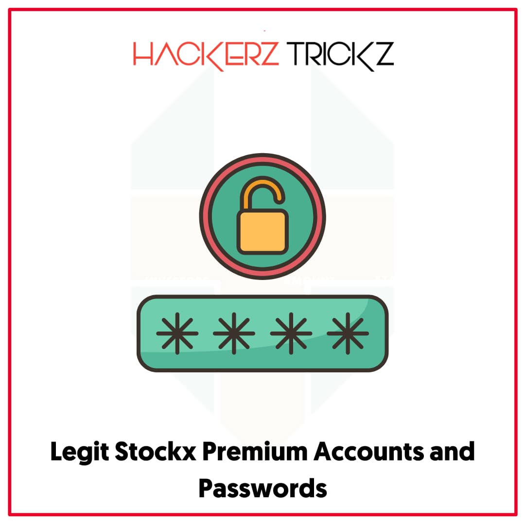 Legit Stockx Premium Accounts and Passwords