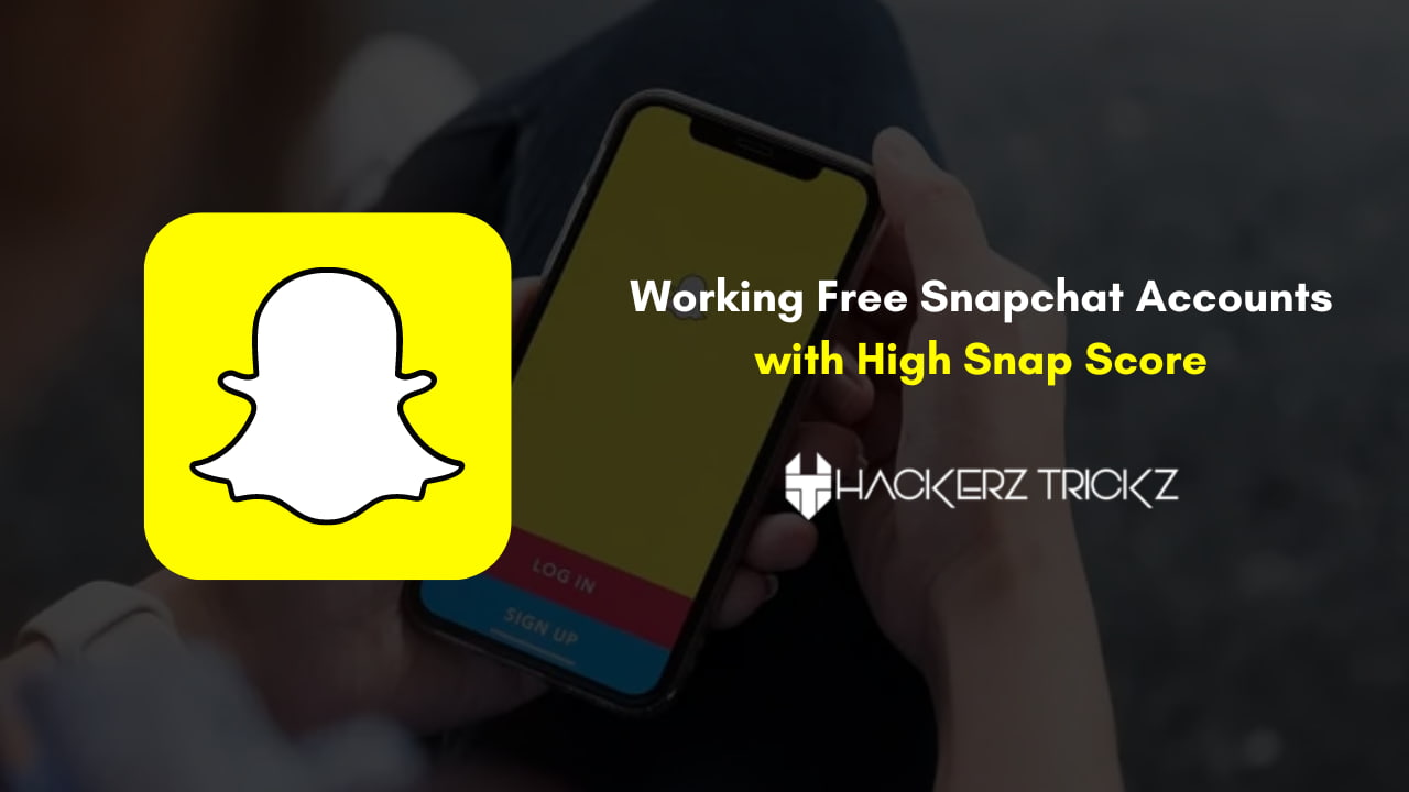 Working Free Snapchat Accounts with High Snap Score