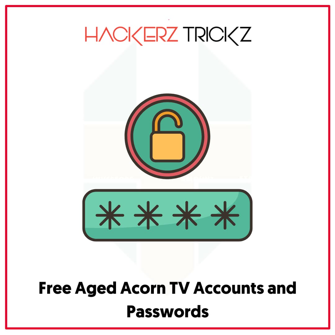Free Aged Acorn TV Accounts and Passwords