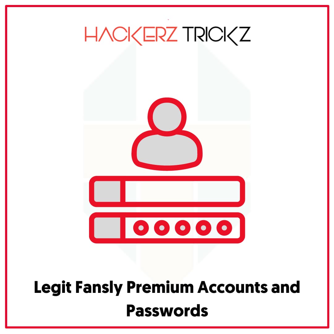 Legit Fansly Premium Accounts and Passwords