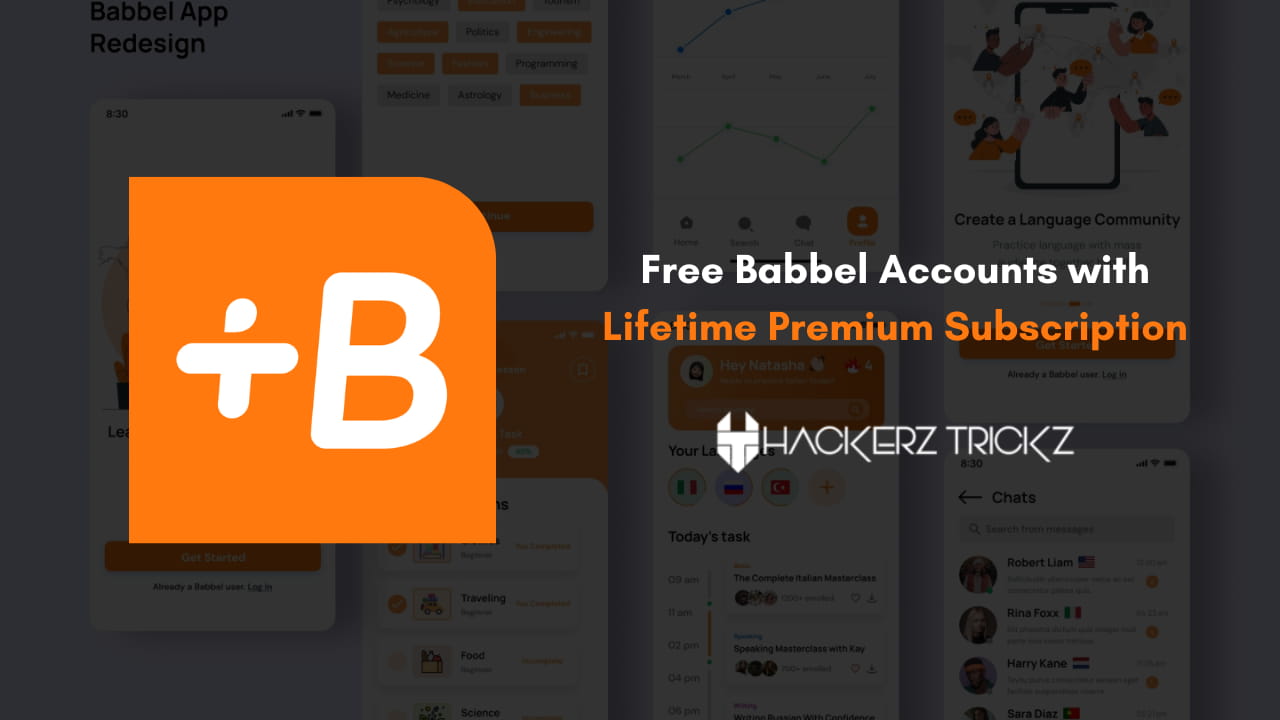 Free Babbel Accounts with Lifetime Premium Subscription