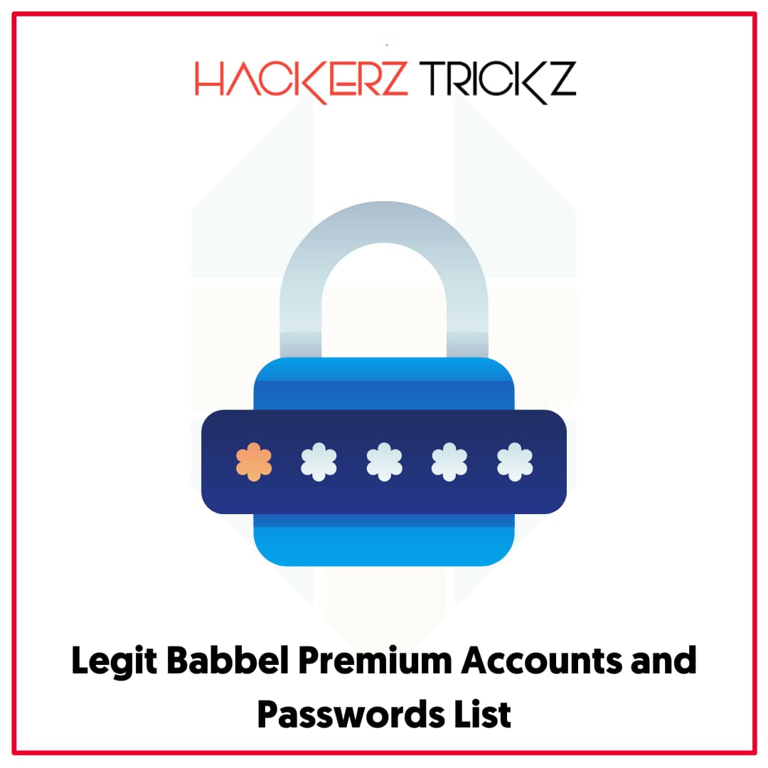 Legit Babbel Premium Accounts and Passwords List