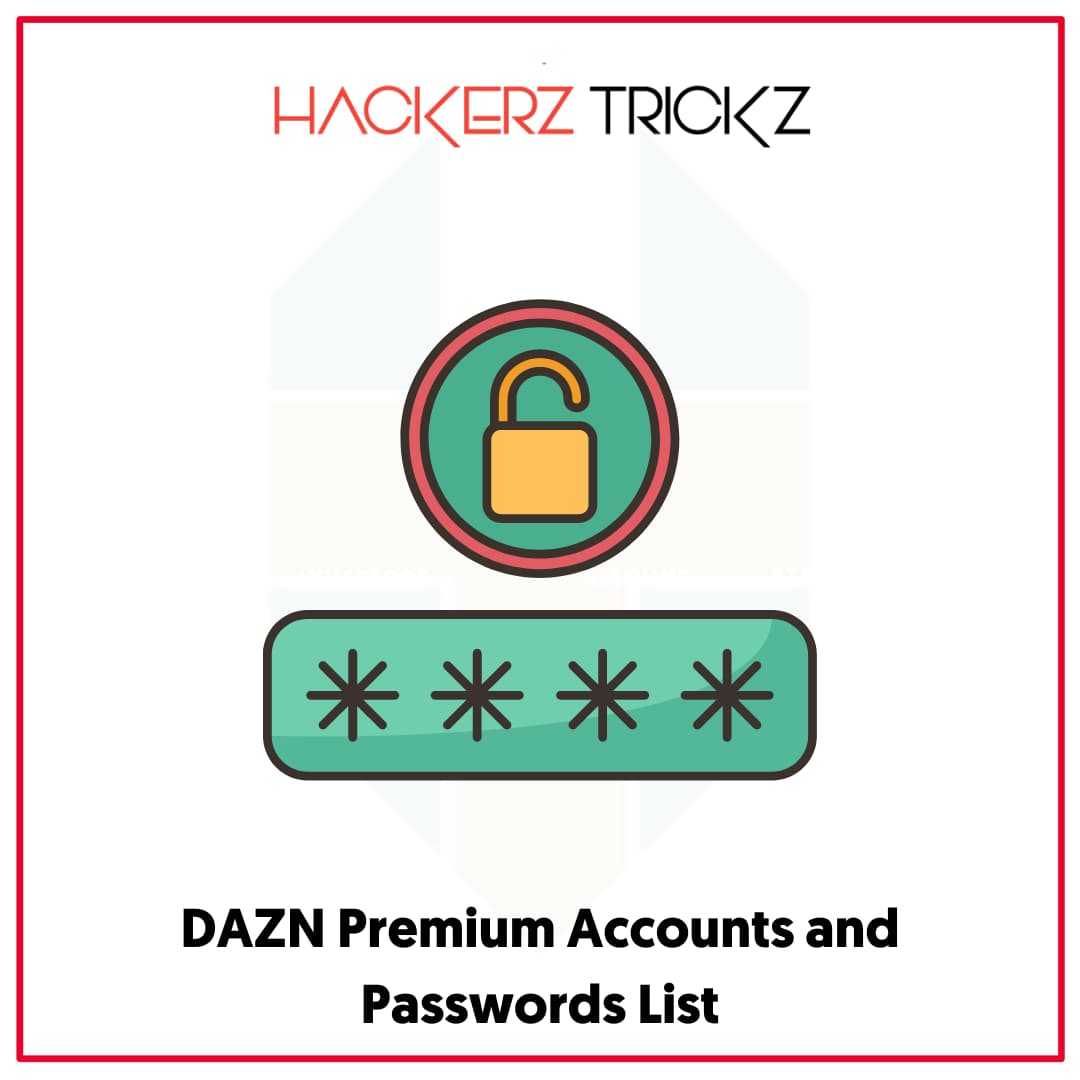 DAZN Premium Accounts and Passwords List