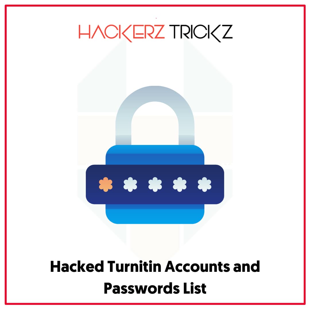 Hacked Turnitin Accounts and Passwords List