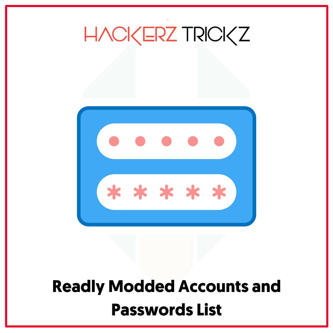 Readly Modded Accounts and Passwords List