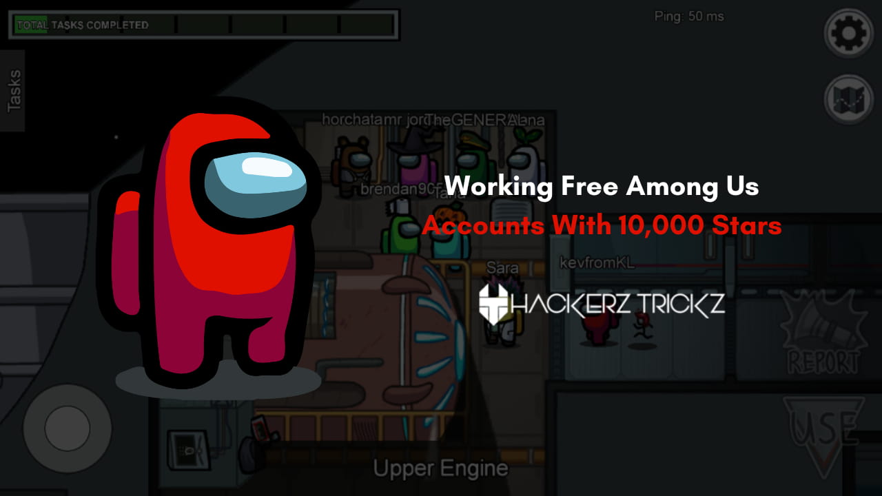 Working Free Among Us Accounts With 10,000 Stars