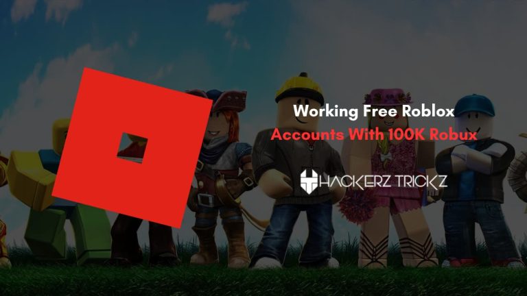 Working Free Roblox Accounts With 100K Robux