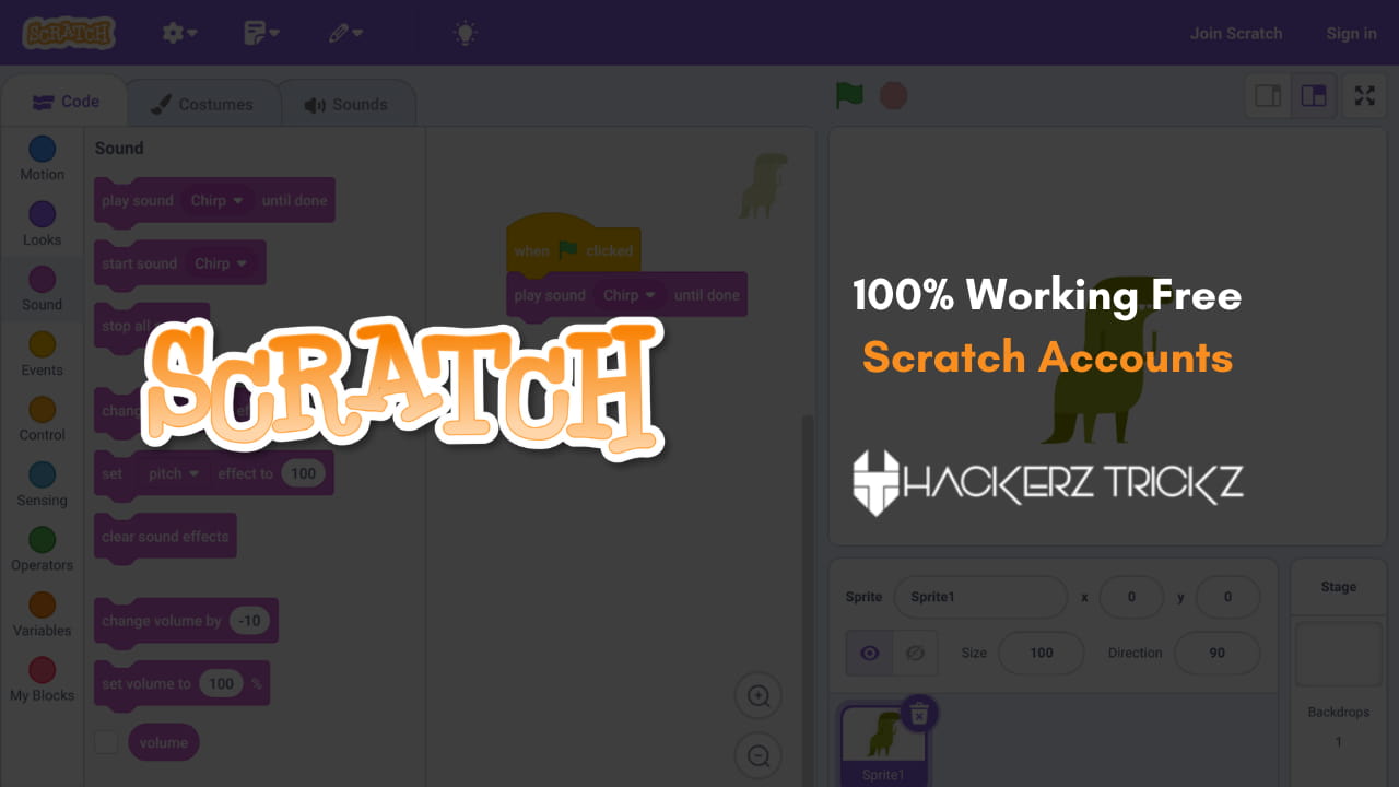 100% Working Free Scratch Accounts