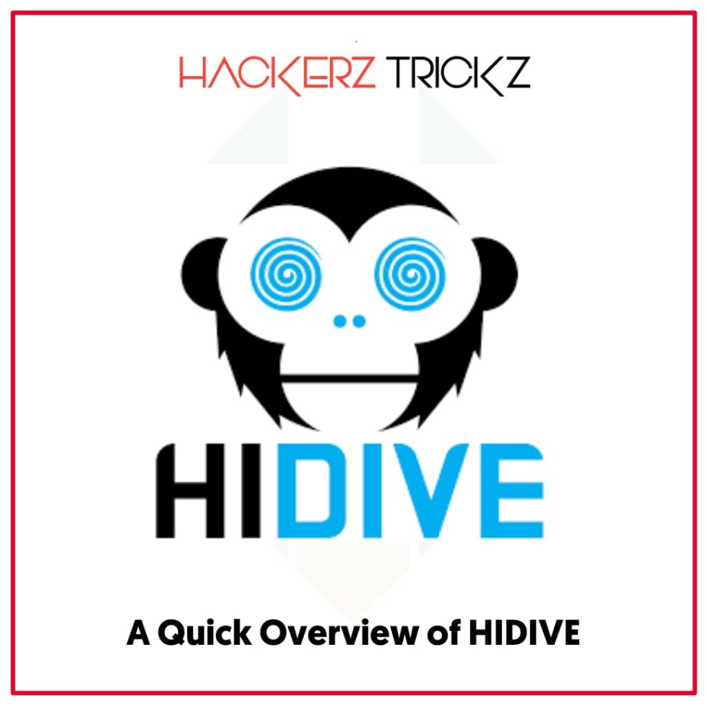 Working Free HIDIVE Accounts with Annual Subscription 2024