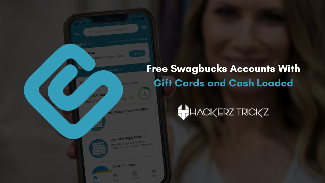 Free Swagbucks Accounts With Gift Cards and Cash Loaded