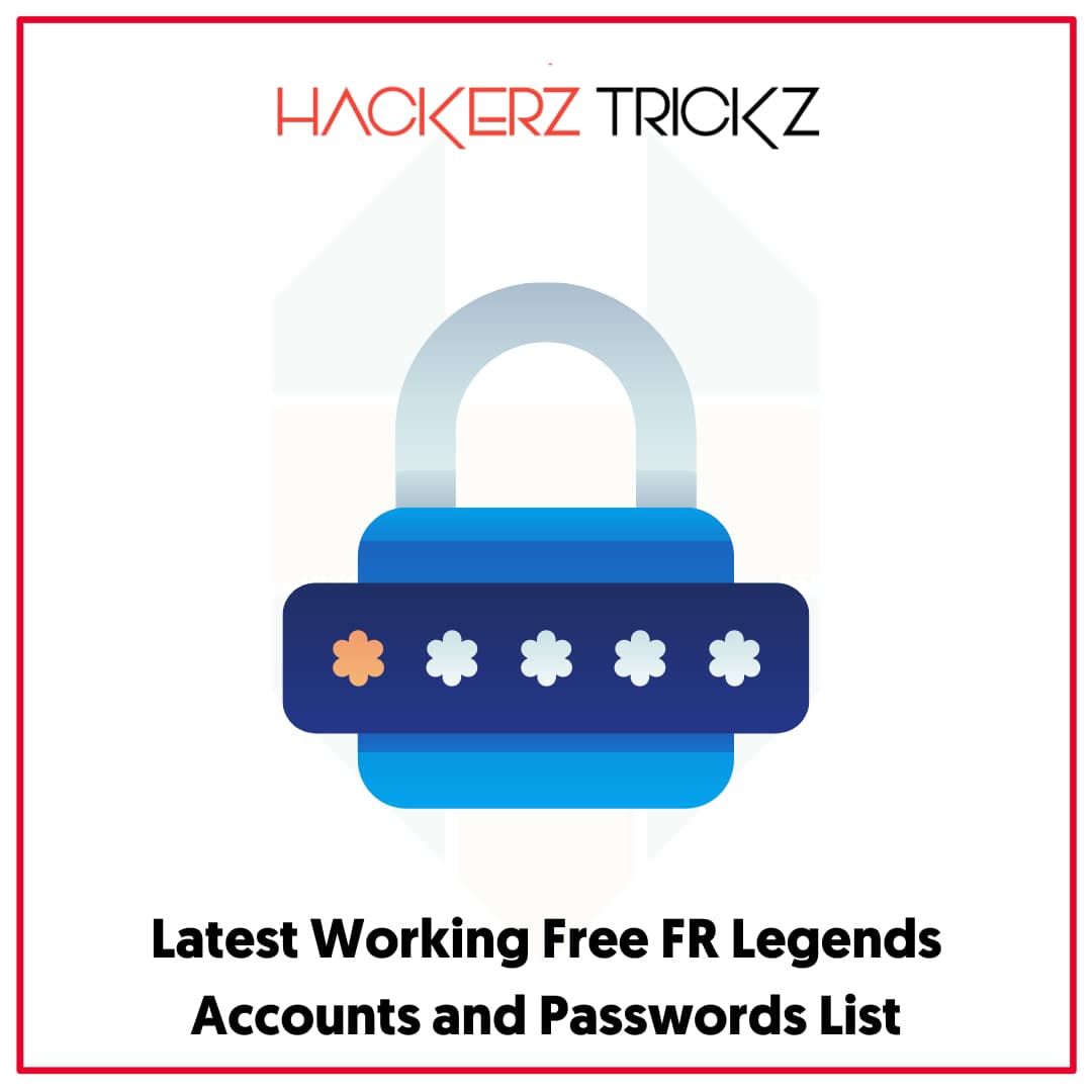 Latest Working Free FR Legends Accounts and Passwords List