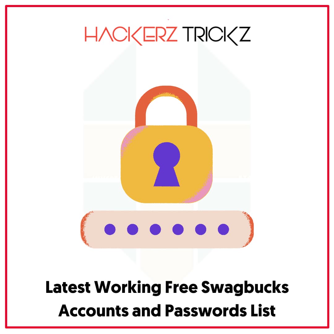 Latest Working Free Swagbucks Accounts and Passwords List