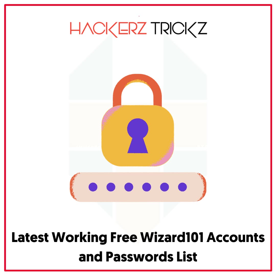 Latest Working Free Wizard101 Accounts and Passwords List