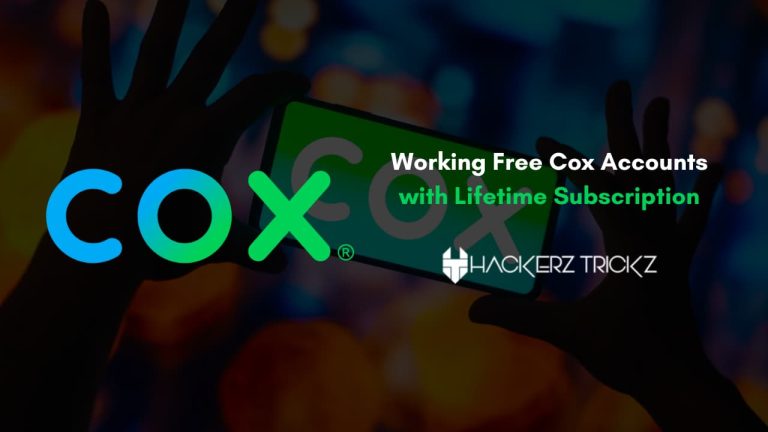 Working Free Cox Accounts with Lifetime Subscription