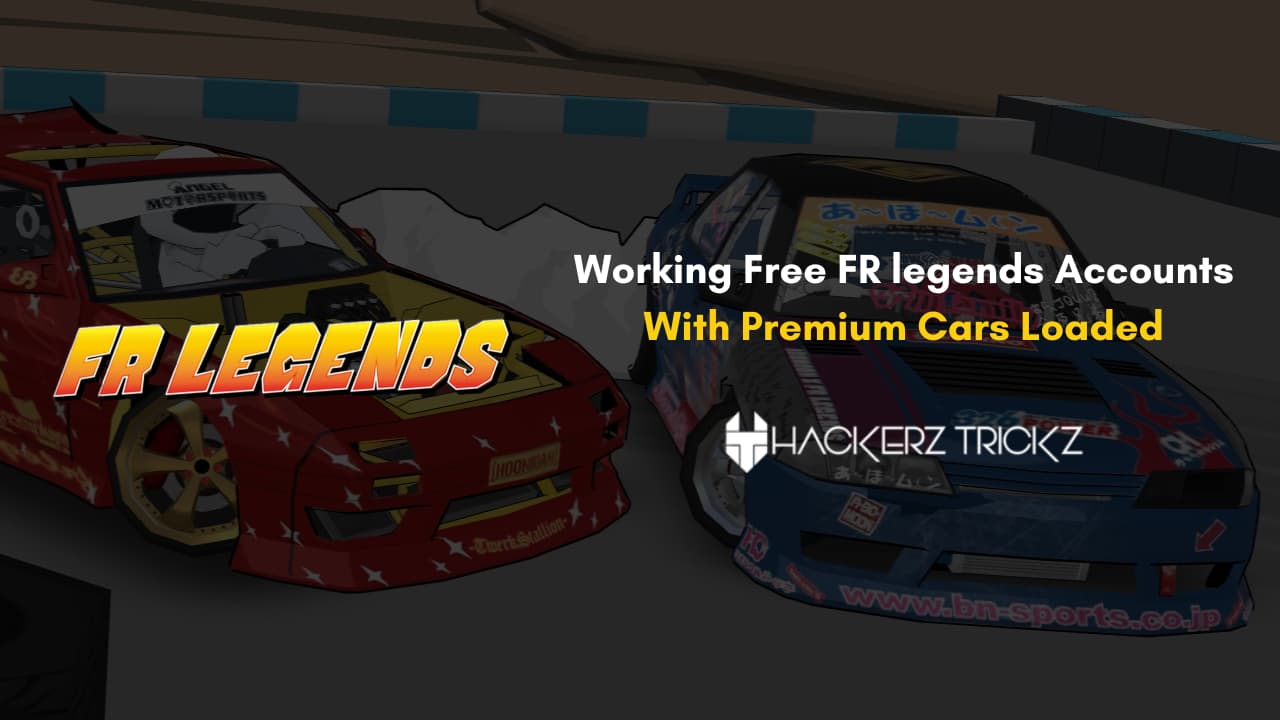 Working Free FR legends Accounts With Premium Cars Loaded