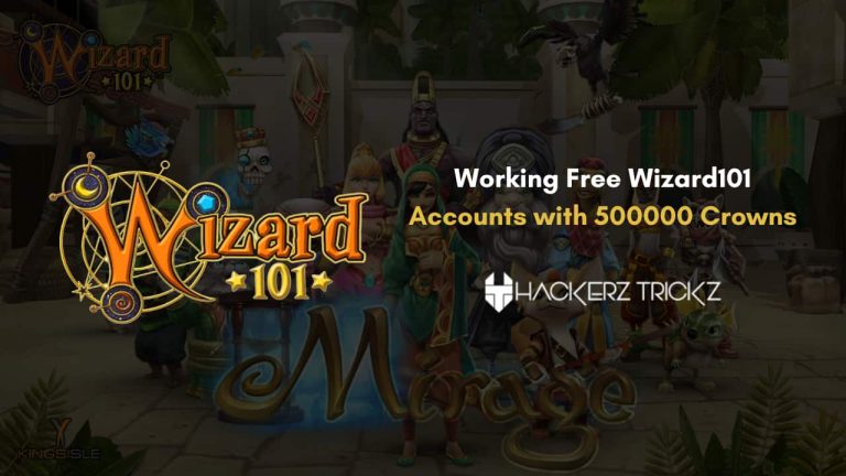 Working Free Wizard101 Accounts with 500000 Crowns