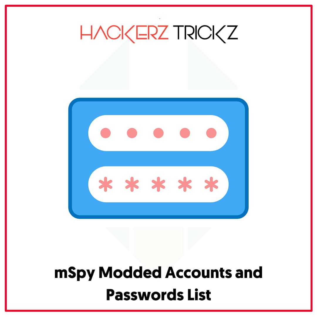 mSpy Modded Accounts and Passwords List