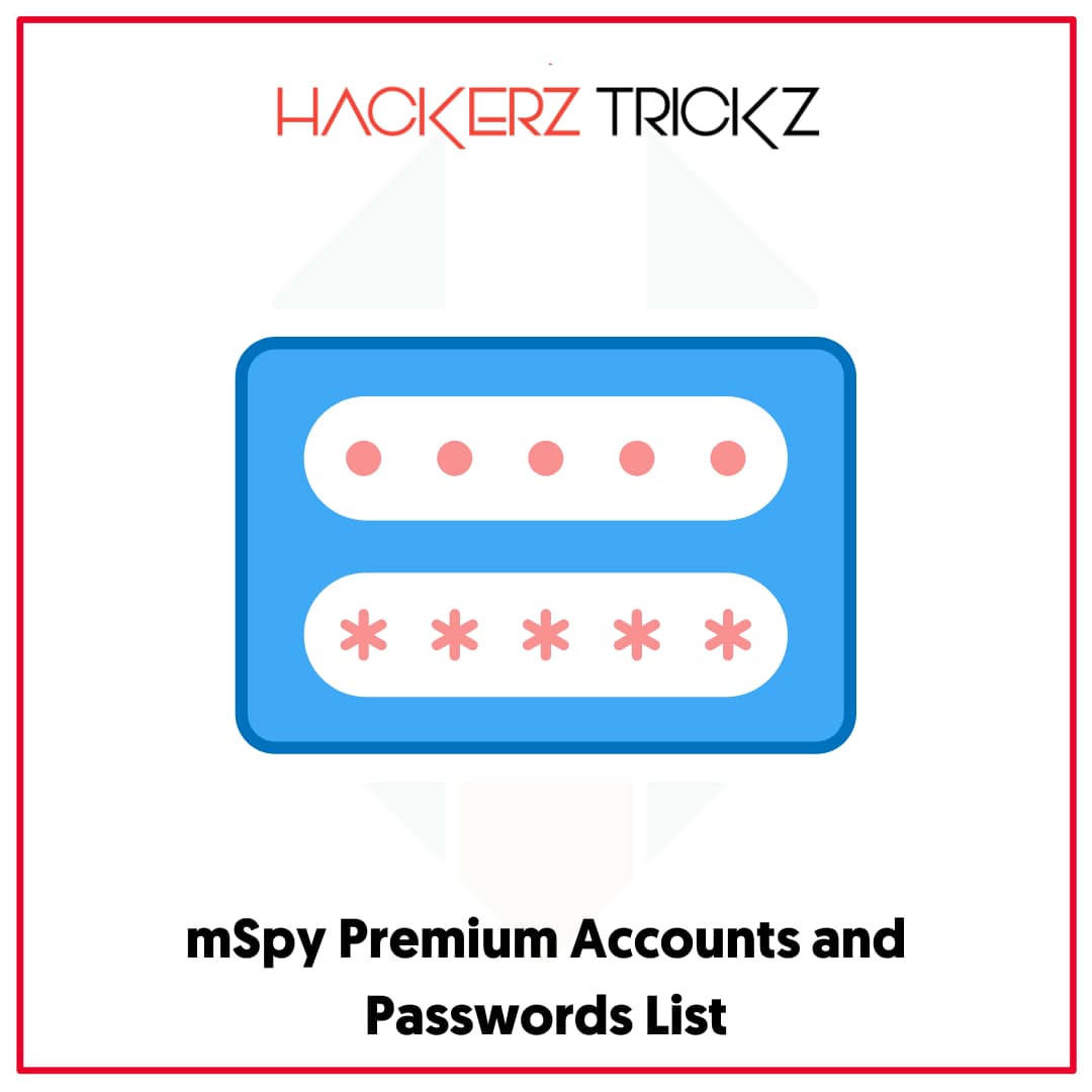 mSpy Premium Accounts and Passwords List